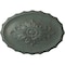 Ekena Millwork Oxford Ceiling Medallion, Hand-Painted Cloud Burst Crackle, 16 7/8"W x 11 3/4"H x 1 1/2"P CM16OXCBC - alternate 1